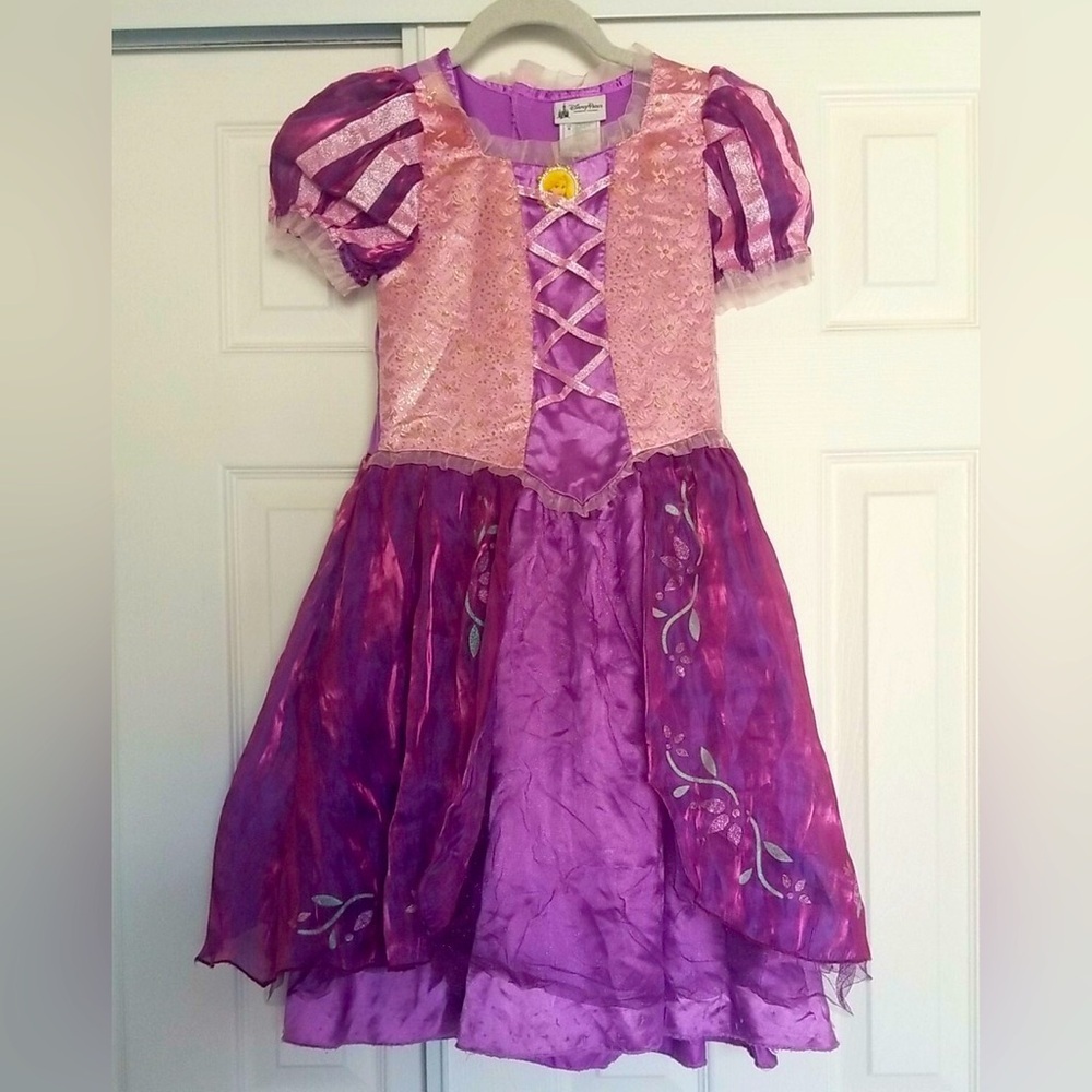 Disney Parks PRINCESS RAPUNZEL Tangled Costume Dress size XS preowned